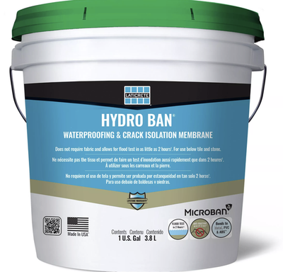 #ad #ad Laticrete Hydro Ban Waterproof Anti Fracture Crack Isolation Membrane 1 Gal Pail $89.00