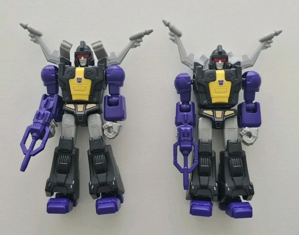 Lot of 4 Transformers Blokees Galaxy Insecticons Shrapnel Kickback figs 4" tall - Image 2 of 4