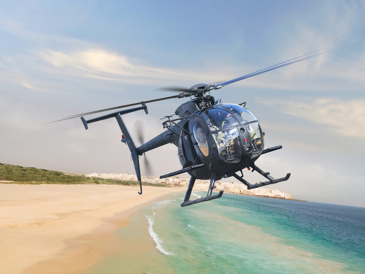 ICM 1:48 MH-6J Little Bird U.S. Special Forces Helicopter Plastic Model Kit