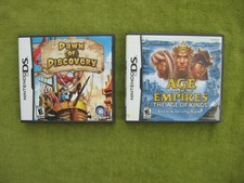 *2* strategy games for Nintendo DS: DAWN OF DISCOVERY + AGE OF EMPIRES / KINGS