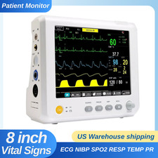Portable 8-inch Color Screen Patient Monitor Multi-parameter Vital Signs Monitor