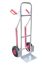HT1878 Aluminium Sack Truck 150kg Dual Handle Large Toe Puncture Proof