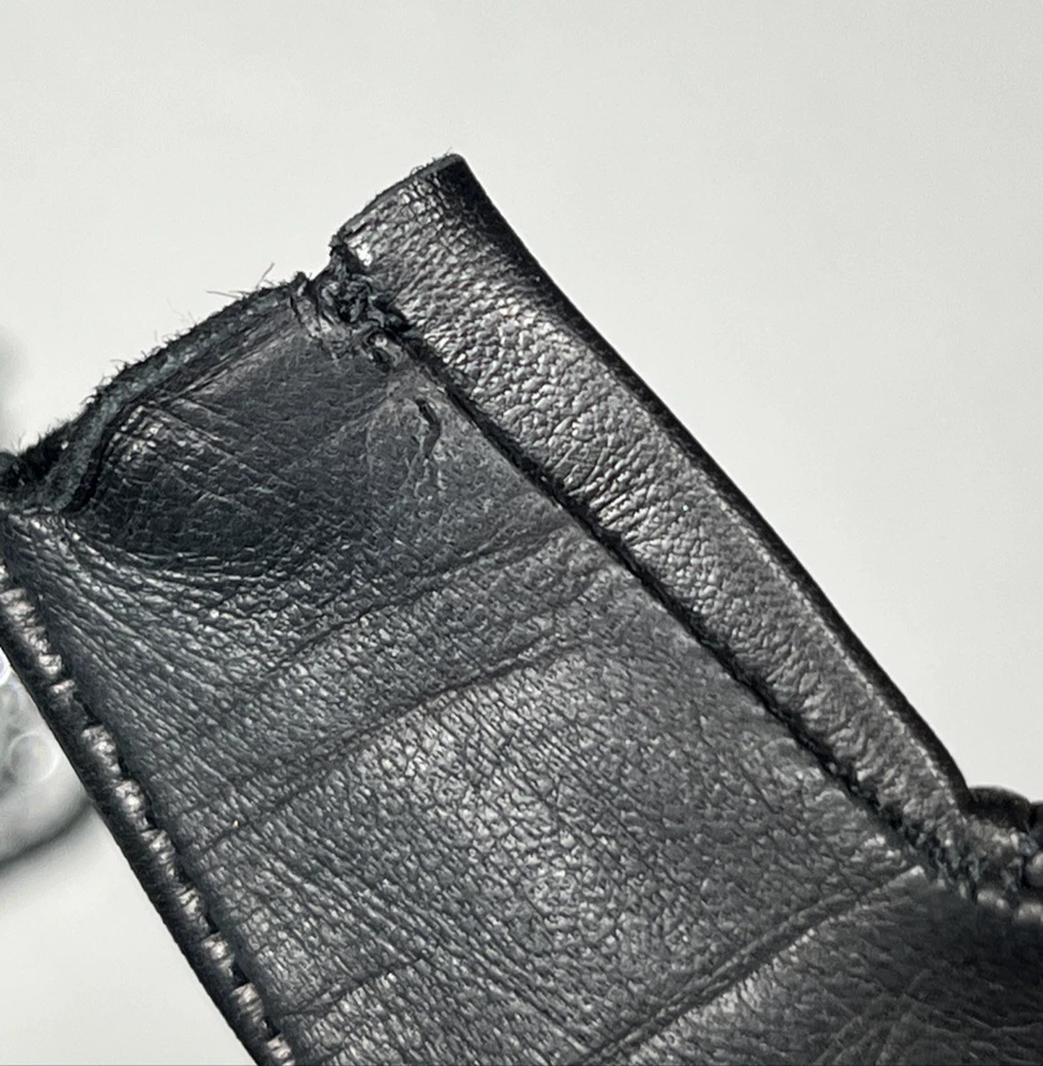 Guantes de motociclista de cuero sin dedos para mujer negros con cadenas diseñador punk gótico Foto 4 de 4