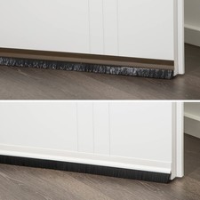 Türleiste Bürstenleiste Zugluftstopper Türdichtung Bürstendichtung 100 cm PVC