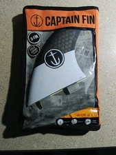 Captain Fin Surfboard 5 Fin Set LARGE Honeycomb FCS Fins New 4.75