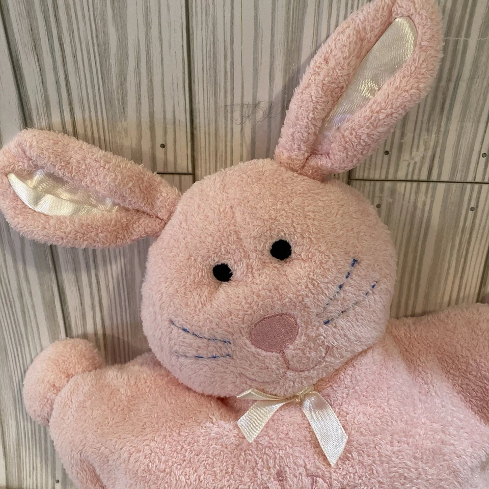 KIDS PREFERRED PINK BUNNY RABBIT SWEET DREAMS PLUSH ANIMAL EMBROIDERED STAR A5 - Image 4 of 4