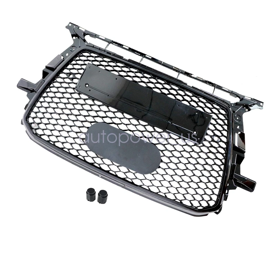 Se adapta a Audi Q5 SQ5 2013-16 RSQ5 estilo parrilla superior delantera conjunto de panal Foto 4 de 4