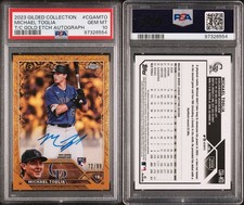 2023 Topps Gilded Collection - Gold Etch Autographs Michael Toglia #CGA-MTO /99