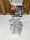 VTG Coca-Cola 24% Lead Crystal Santa Figurine Made In France 1999
