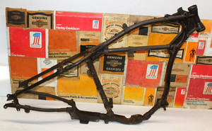 Harley-Davidson Knucklehead / Flathead Spark Control Cable Frame Bracket - 1937-1948, Parkerized Finish