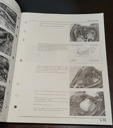 Honda VT1100C VT1100T Shadow Service Manual 1997-2007 - Picture 2 of 3