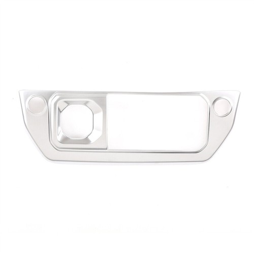 Silver ABS Inner Air Conditioning Gear Shift Panel Cover For LR Defender 2020-24 - Picture 7 of 16