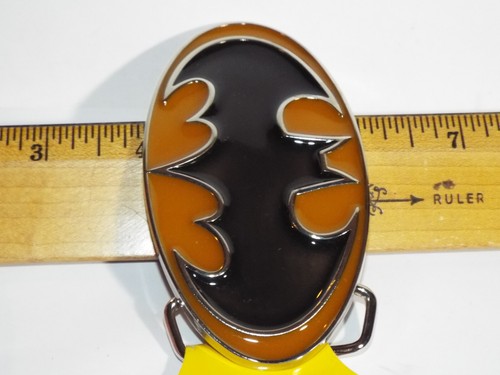 NOS DC Comics Batman Belt Buckle Logo Superhero Enamel New with Tag 4" X 2" - Bild 13 von 13