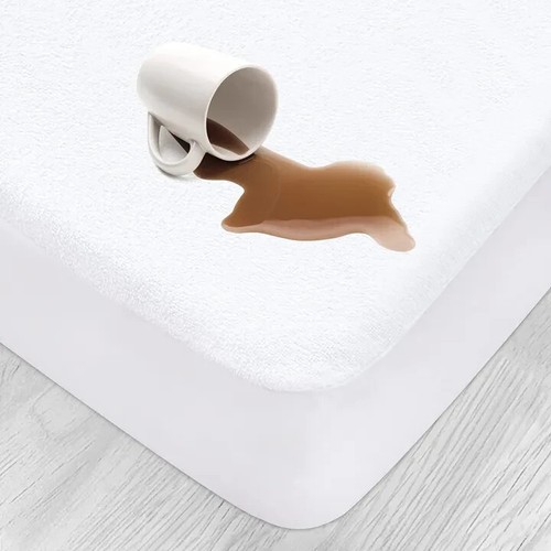 Nicht laut WASSERDICHT Matratzenschutz Extra Tief Spannbetttuch Bezug Topper - Bild 38 von 101