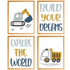 Construction Room Decor for Boys,Toddler Boy Room Decor for Boys,Toddler Boy ...
