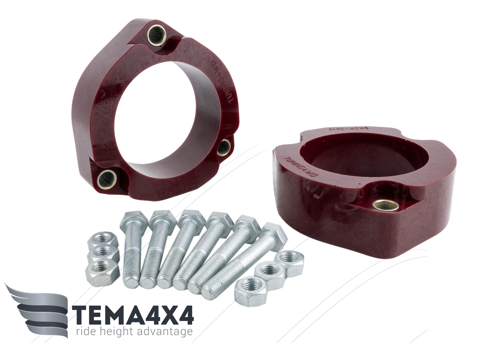 Tema4x4 40mm front and rear Lift Kit for Nissan XTrail T30 20012007