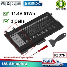 R8D7N Battery For Dell Precision 3540 3550 Latitude 5400 5500 5510 5410 51Wh US