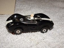 Aurora 1431 Tjet Thunderjet Ho Slot Car Black Flamethrower Mclaren Elva Nice