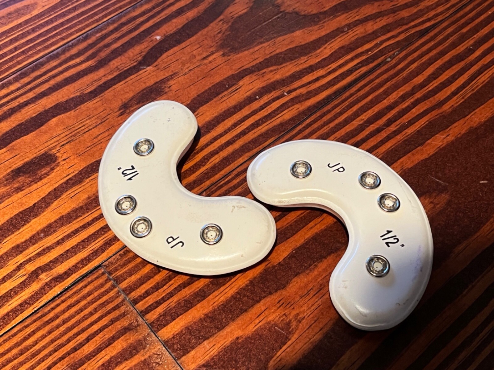 Vtg RARE size Football Helmet Jaw Pads 1/2” thick Adult Youth fit