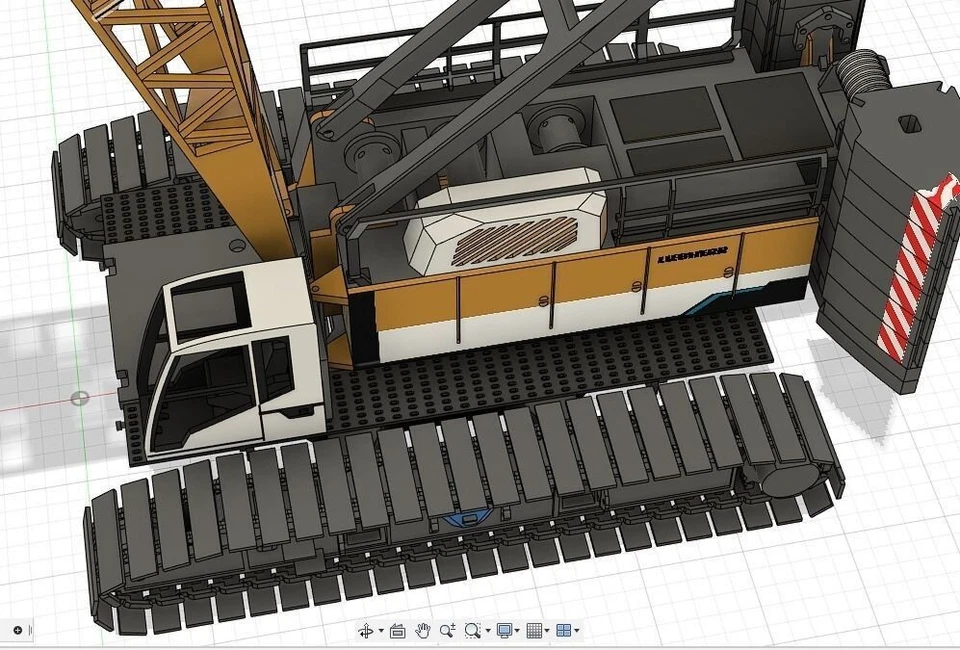 3d printed LIEBHERR crawler crane LR 1250 1:50 - Image 3 of 4
