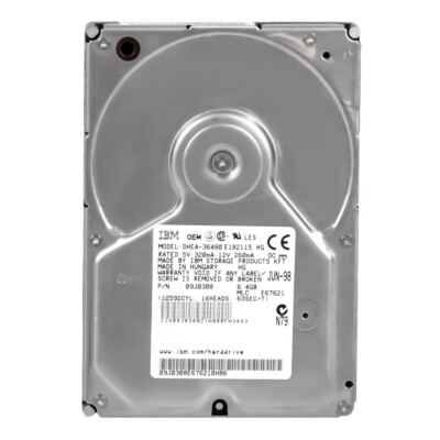 IBM DeskStar 5 09J0308 6.4GB 5.4K ATA 3.5'' DHEA-36480