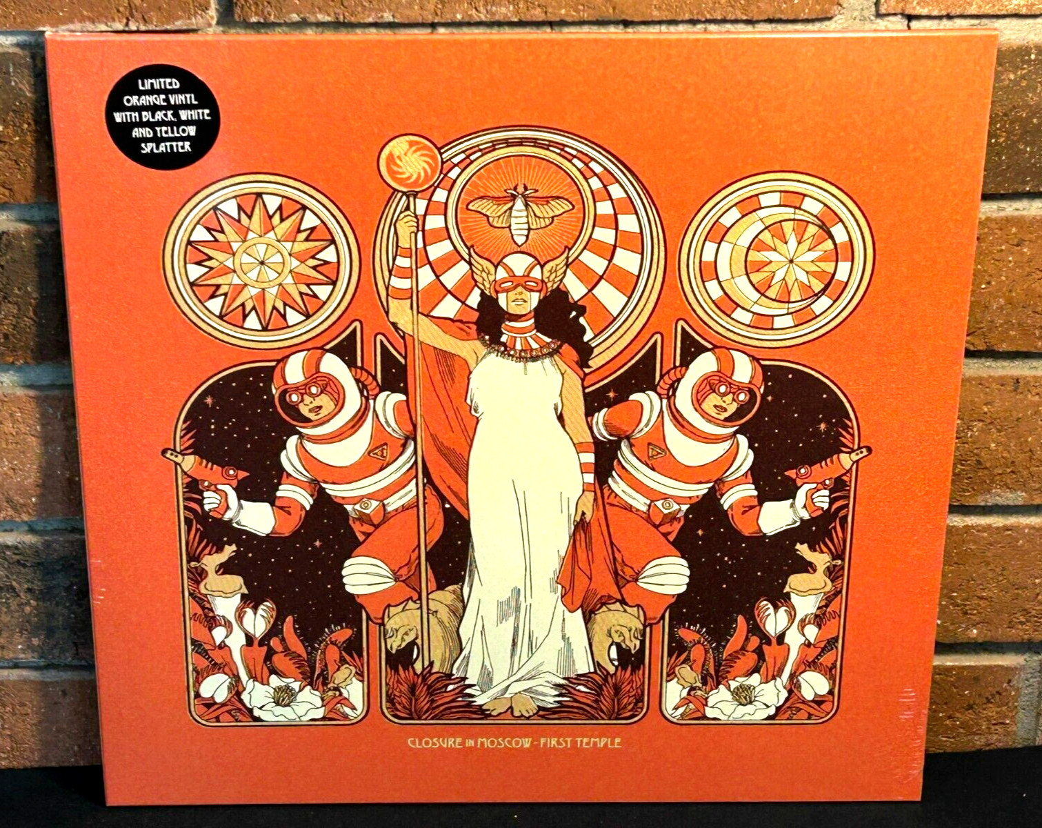 CLOSURE IN MOSCOW - First Temple, Ltd ORANGE SPLATTER COLORED VINYL LP Sealed!