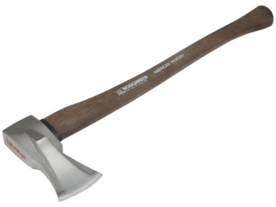 Roughneck Spaltaxt Beil 2,0 kg Handaxt Hickory Holzgriff Retro Axt Spalthammer