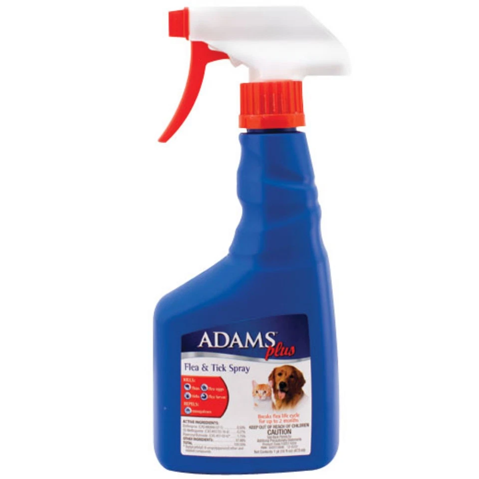 FARNAM Adams Plus Flea & Tick Spray, 16 oz