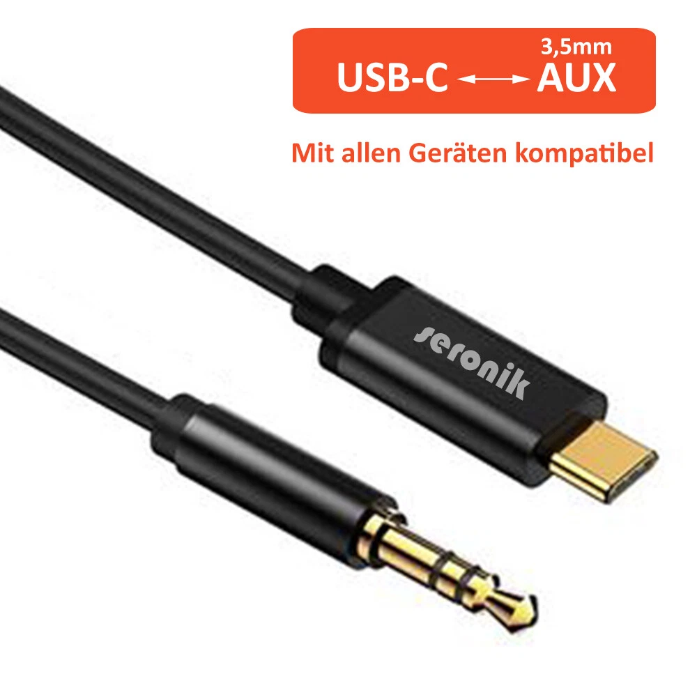 Usb C Auf Aux Kabel USB C Aux Cable to Jack 3.5mm Audio USB C Adapter for Samsung, Huawei Stereo 4250947210932 | eBay
