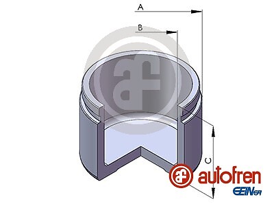 Autofren Seinsa D025232 Kolben, Bremssattel Vorderachse FÜR CitroËN Fiat Peugeot-image