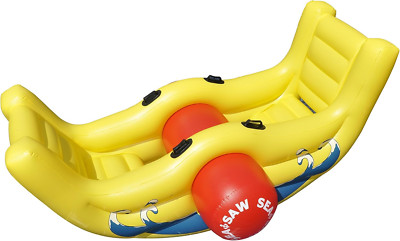 Bright Yellow Sea-Saw Rocker for Fun Outdoor Playtime
