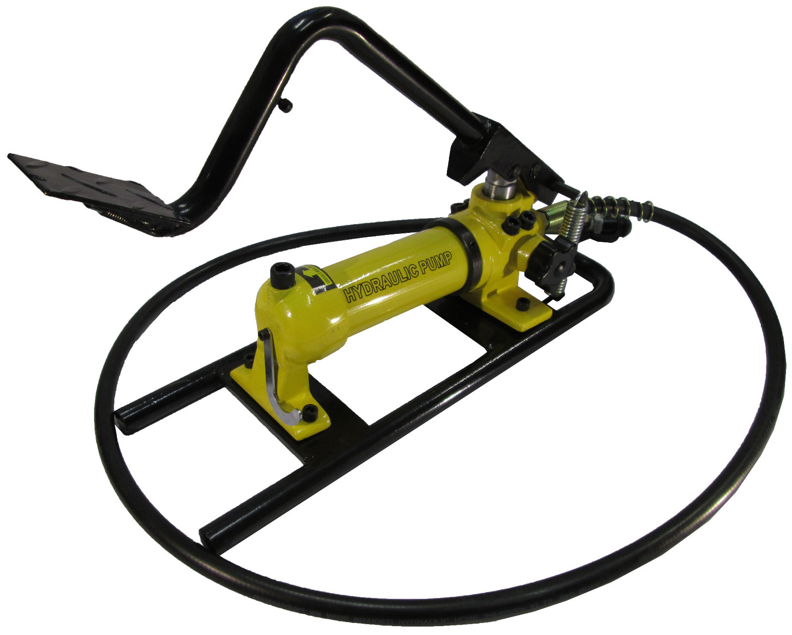 Manual hydraulic foot pump 700 bar 350 ccm 2 stage B800B UK eBay