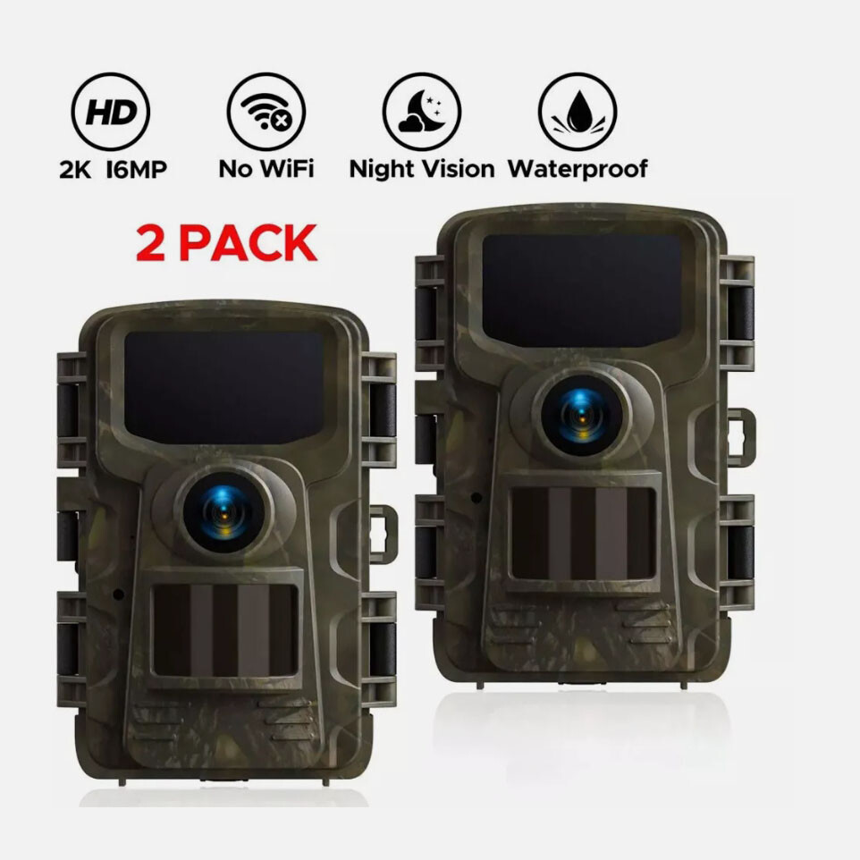 2-pack Walmart Punvoe Pack Trail Camera 24MP 1080P Game Camera
