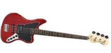 Squier Jaguar bass fender 4 strings red
