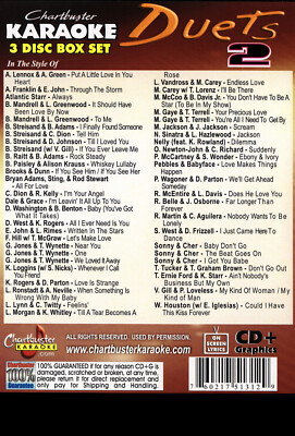 Chartbuster KARAOKE DUETS 9 Disc CD+G 5025-5131-5136 NEW In
