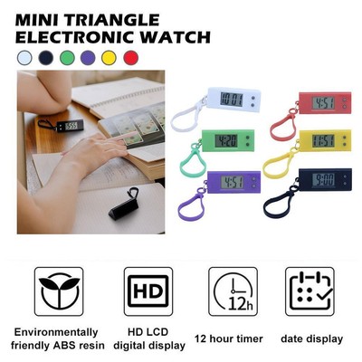 Silent ABS Digital Electronic Clock Student Exam Study Watch Library E5W6