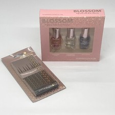 Blossom Beauty Scented Cuticle Oil 3 Pack Set Infused with Real Flowers  Files