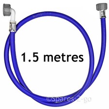 Universal 1.5M Cold Water Dishwasher Fill Hose Blue Inlet Feed Pipe 1.5 Metre