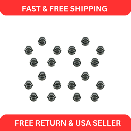 Dorman Wheel Lug Nut Caps (Gray) - 20-Piece Kit For Chevy, Buick, Pontiac, Saturn