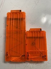 Lot of 2 Nerf N-Strike Elite 12 Round  6 Dart Round Clip Mag Magazines OEM