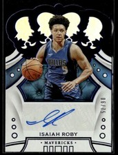2019-20 Panini Crown Royale BLUE Auto RC Isaiah Roby Rookie Auto /75 #IRB