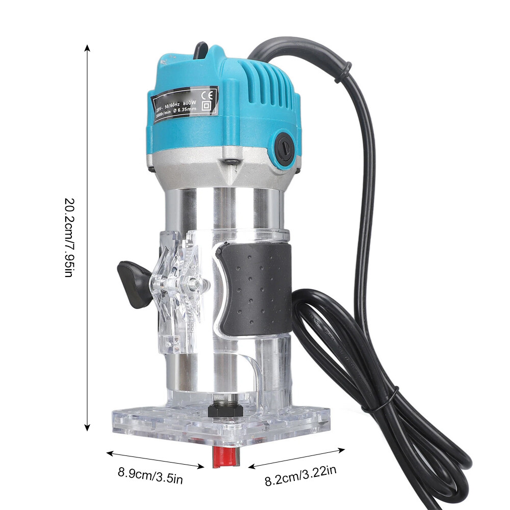Compact Electric Hand Wood Trimmer Router Tool for Woodworking AU Plug ...