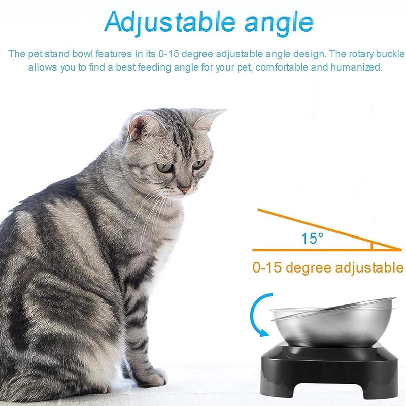 Doppelschale Hundenapf Katzennapf Doppelnapf Fressnapf Futternapf Edelstahl - Bild 2 von 4