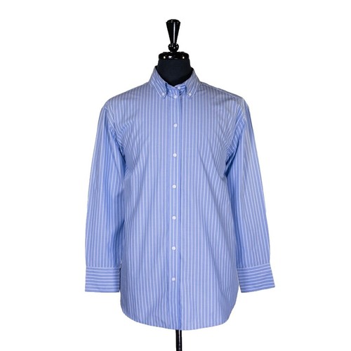 Chemise Boutonnée Blanche Rayée Femme Forever 21 Taille M - Occasion Très Bon état, Manches Longues