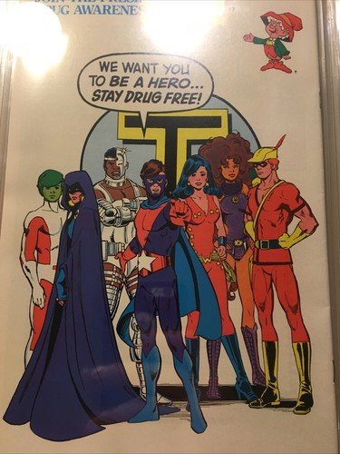 The New Teen Titans 1983 #NN Keebler Drug Awareness Issue George Perez CGC 9.4 - Picture 8 of 11