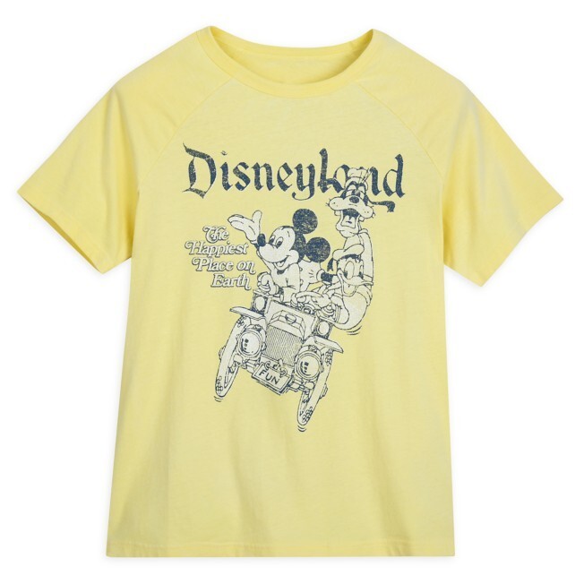 Mickey Mouse Yellow Retro Disneyland Shirt Vintage 70s 80s Thin