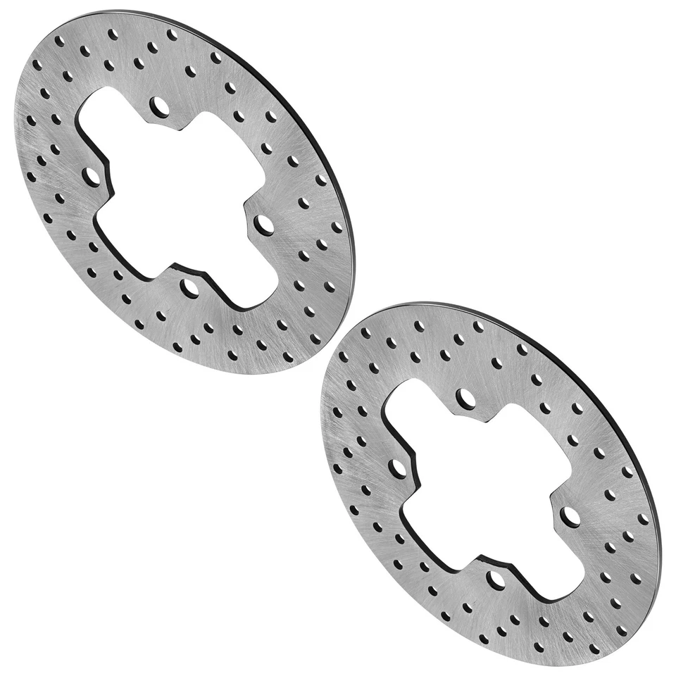 2 rotores de disco de freno delanteros para Kawasaki Brute Force 650 KVF650D KVF650E 4X4 06-13 Foto 4 de 4