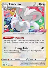 PRERELEASE Cinccino SWSH009 - Sword & Shield - Promo Pokemon Card Near Mint (NM)