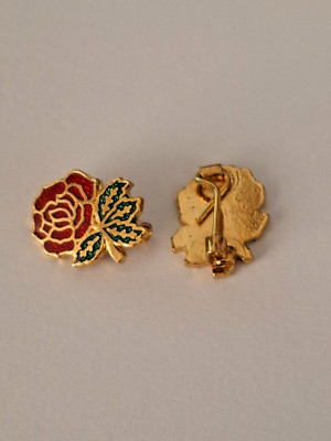 Englische rote Rose England Rugby Fußball Sammler Vintage Stil Anstecknadel Abzeichen