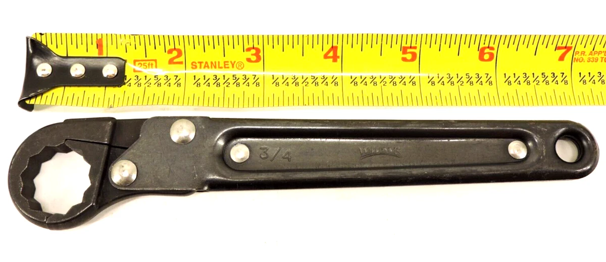 Williams RFW 24 Ratchet Flare Nut Wrench 3 4 Fast Free Shipping